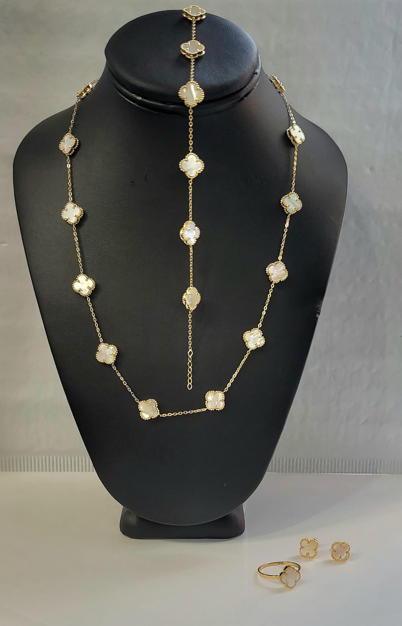 Flower set 14k
