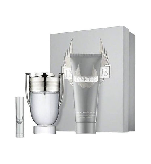 Set Rabanne Invictus Eau 
de Toilette para hombre