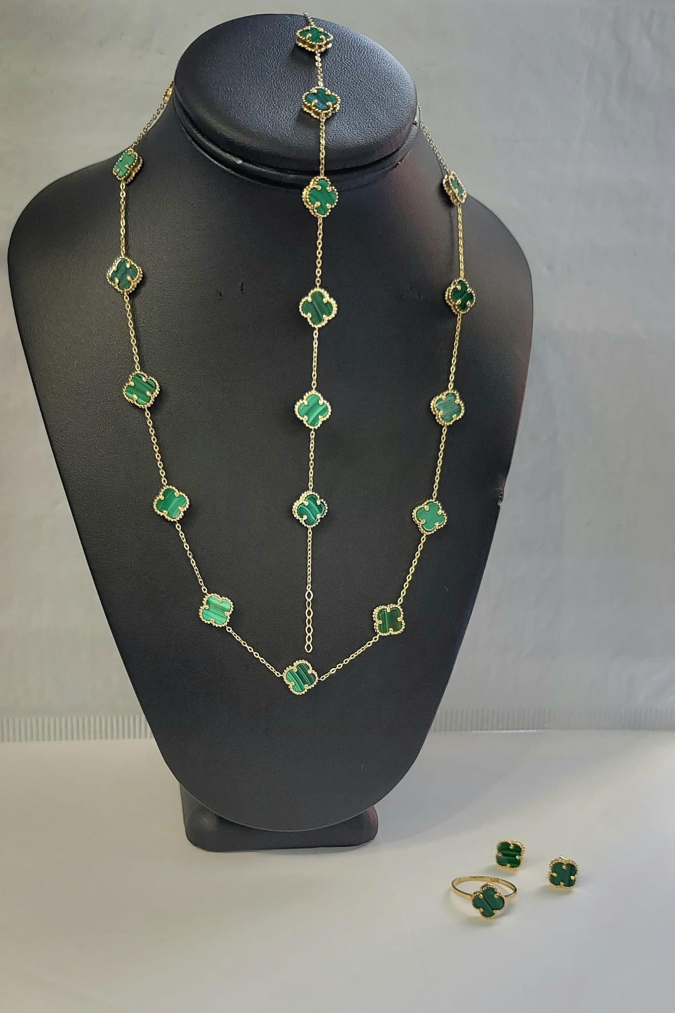 Flower set 14k