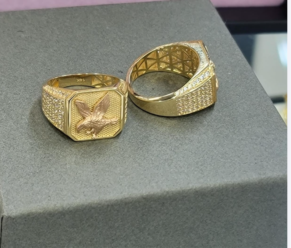 Anillo eagle 14k