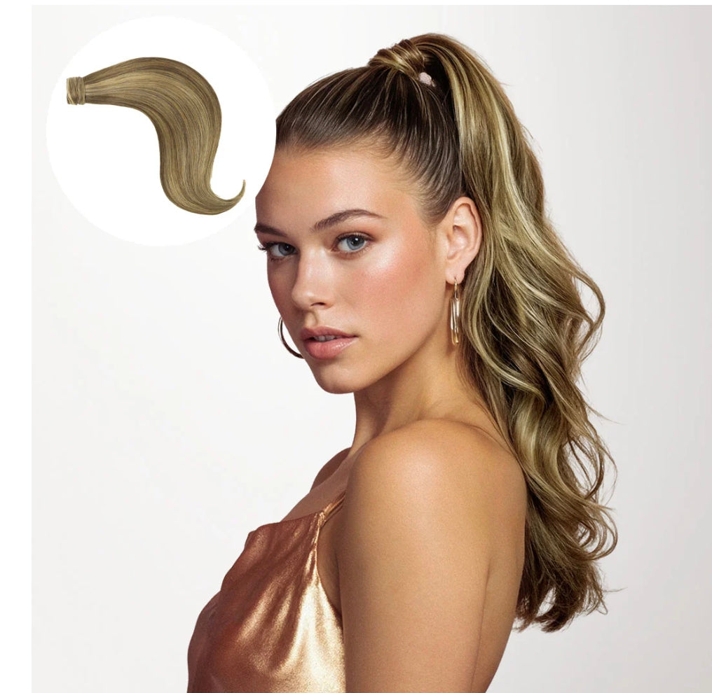 BALAYAGE RUBIO CARAMELO (4/27) COLA DE CABALLO