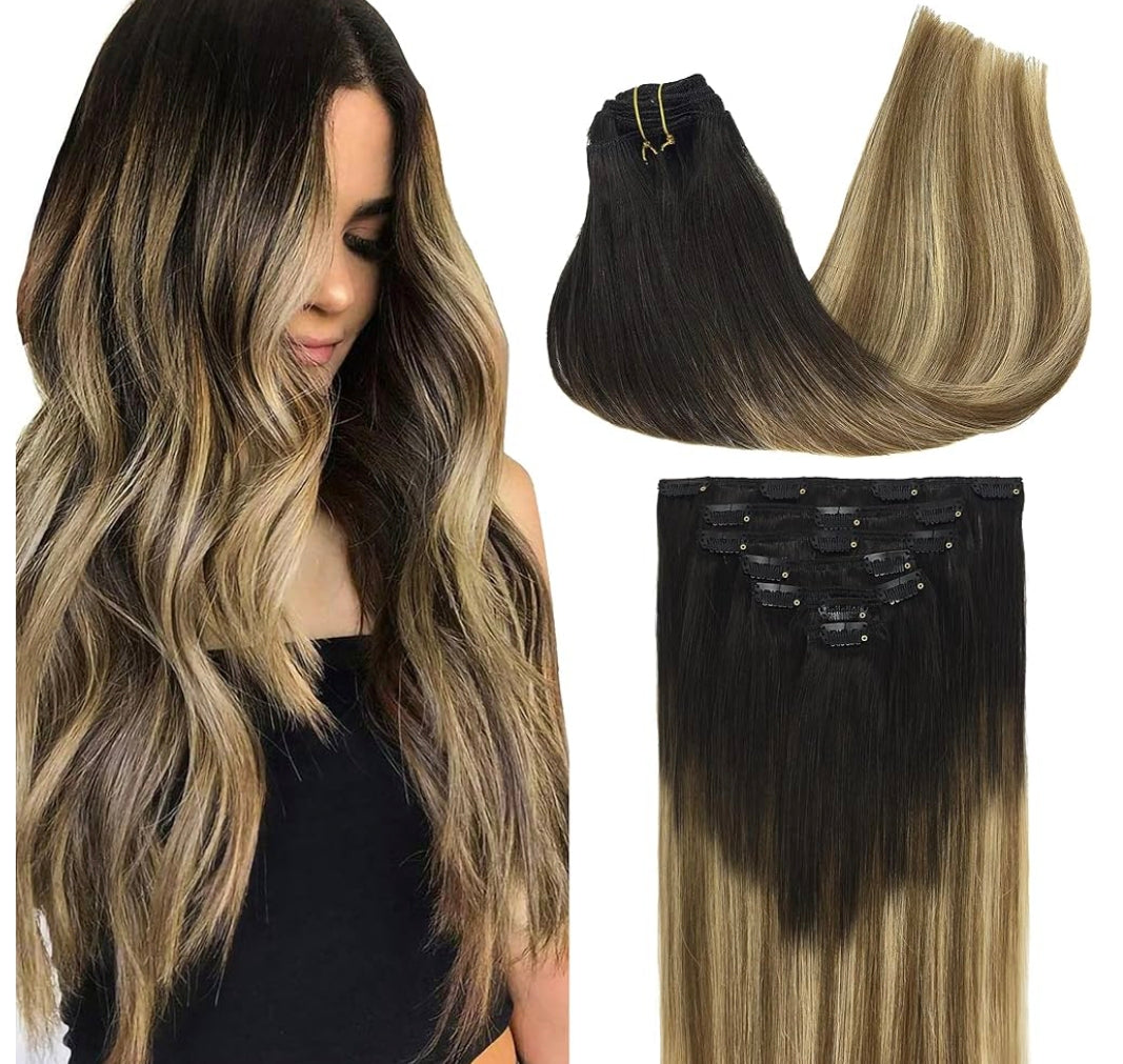 #2/6/18 Balayage marrón a rubio sucio